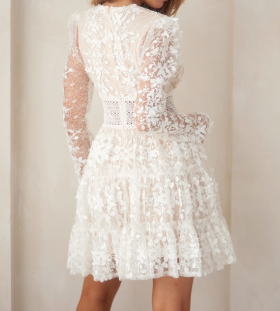 Floral Embroidered Lace