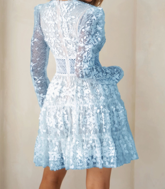 Floral Embroidered Lace